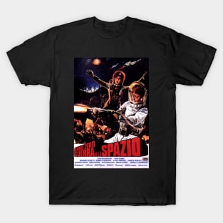 Classic Science Fiction Movie Poster - Battle of the Stars T-Shirt